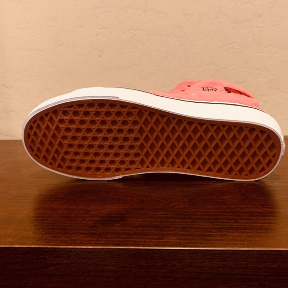 Vans SK8-HI SHERPA GIRL GANG SKATE SHOES PINK - Picture 7 of 8